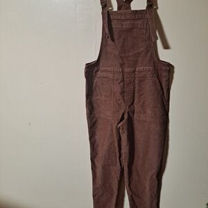 Aerie Chocolate Corduroy Jumpsuit